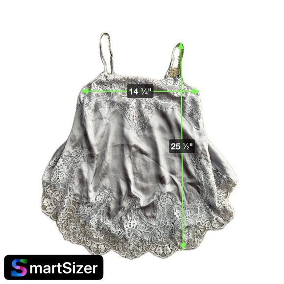 Victorias Secret Babydoll Camisole Top Womens XS Scalloped Y2K 90s Style‎ Lace - Picture 2 of 7